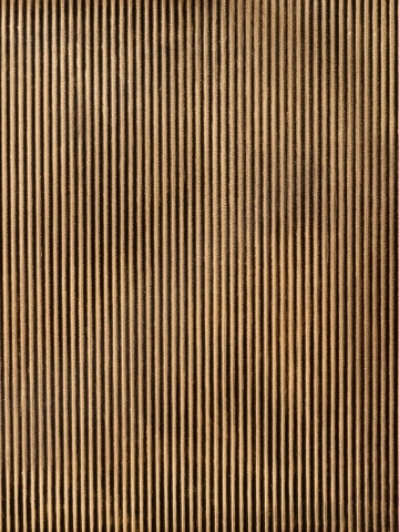 Etajeră din metal auriu antichizat, cu 5 rafturi din sticla, finisaj satinat, 80×40×180 cm, „Rugato" - Img 6