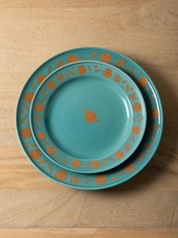 Farfurie din ceramica, D27cm, Flower - Img 3