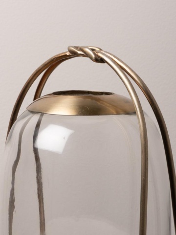 Felinar din metal, H25cm, Cloche - Img 4