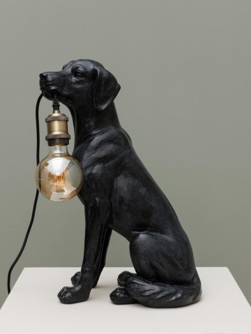 Lampa de masa, din rasina, forma de caine, Good Dog - Img 4