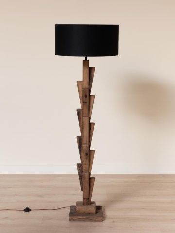 Lampadar din stejar reciclat, H172 cm, "Roots" - Img 3