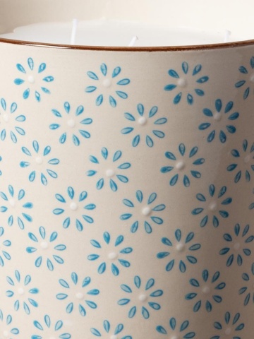 Lumanare decorativa din ceramica cu ceara din soia Bohemian - Img 3
