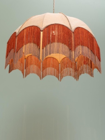 Lustră din metal și iută, ø91 cm, "Marigold" - Img 3
