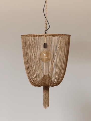 Lustra suspendată din metal cu lanțuri decorative, Ø40 cm, „Palazzo” - Img 3