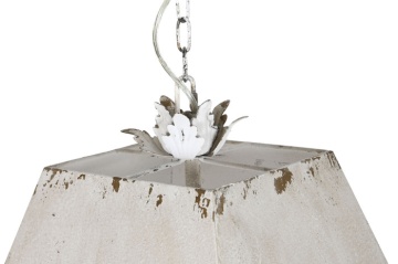 Lustră suspendată din metal, negru antichizat, 37,5×37×73,5 cm, „Viena" - Img 3
