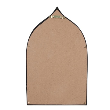Oglinda de perete, neagra, aspect classic, 17x2x26 cm - Img 2