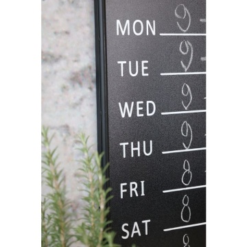 Panou decorativ din metal "Weekdays", H70 cm - Img 4