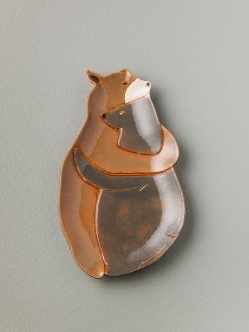 Platou din ceramica, forma de ursi, Lovebears - Img 3