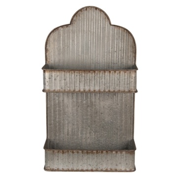 Raft de perete, din metal, aspect vintage