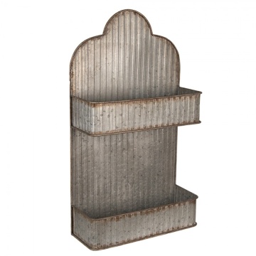 Raft de perete, din metal, aspect vintage - Img 2