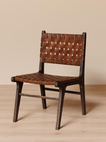 Scaun dining, din piele naturala, Raynor - Img 2