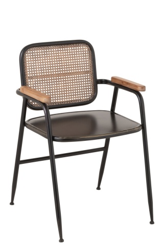 Scaun dining multicolor din metal Jerrie - Img 2