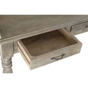 Secrétaire în stil French Provincial, din lemn masiv de mango, cu finisaj vintage, „Voltaire” - Img 4