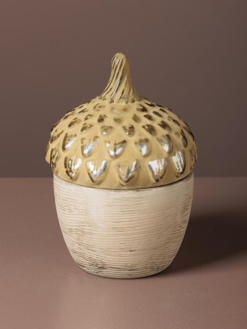 Set 2 cutii decorative, din sticla, Acorn - Img 6