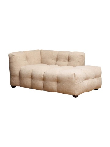 Sofa tip daybed din stofă, bej, 168×103×75 cm, " Médard"