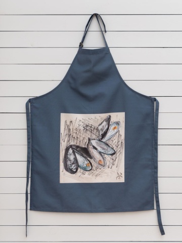 Sort de bucatarie, din material textil, Mussels - Img 2