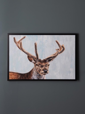 Tablou decorativ, cu rama din rasina, Deer - Img 2