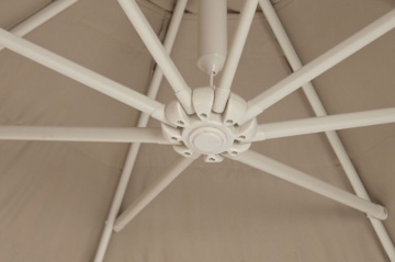 Umbrelă de exterior din oțel, protecție UV 50, "Breez" - Img 5