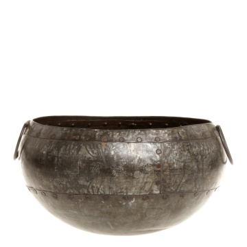 Vas decorativ din zinc antichizat, Grimaud - Img 1