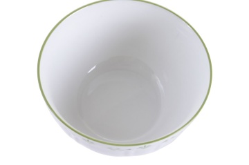 Bol stil Mediterraneean verde , din portelan , "Oliv" - Img 3