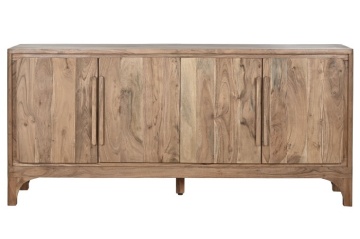 Bufet din lemn masiv de acacia, 175×40×81 cm, „Baobab" - Img 2