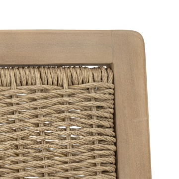 Canapea de grădină din lemn de acacia FSC® și polirattan, L132×H78×W67 cm, „Sorrento" - Img 8
