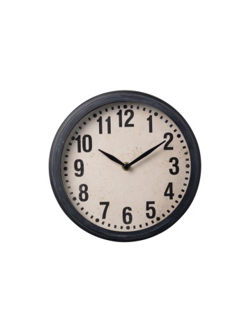 Ceas de perete, din metal, Industrial