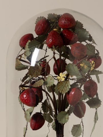 Clopot de sticla cu capsun artizanal, „Strawberry Precious” - Img 5