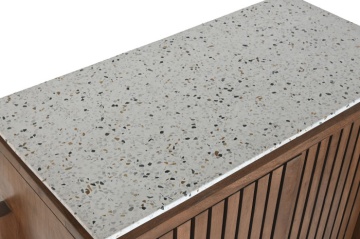 Comoda din lemn de acacia si marmura " Terrazo " - Img 6