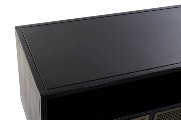 Comoda TV neagra si aurie , din metal " Blacky"" - Img 2