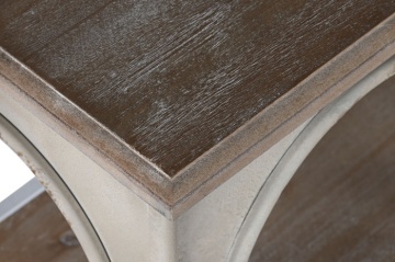Consola, bej, din metal, aspect vintage, Arches - Img 4