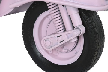 Consola motocicleta din lemn de mango si metal " Pink Pal " - Img 4