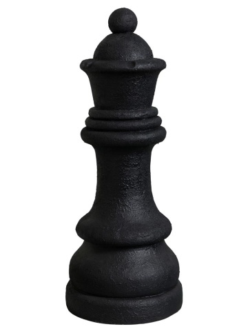 Decorațiune regină de șah din rășină, H54 cm
