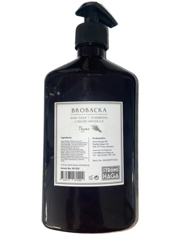 Detergent de vase vegan cu parfum de cimbru, 520 ml, „Brobacka Thyme" - Img 3