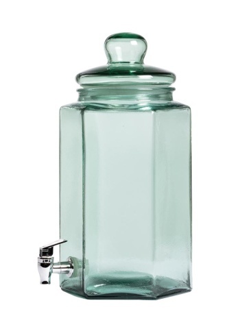 Dispenser de bauturi, din sticla reciclata, 6.5L, Beve