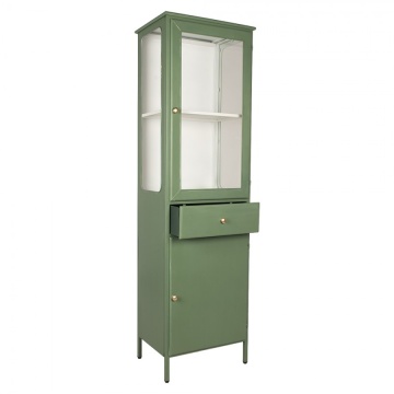 Dulap înalt din metal, verde, 54x42x184 cm, „Merville” - Img 4