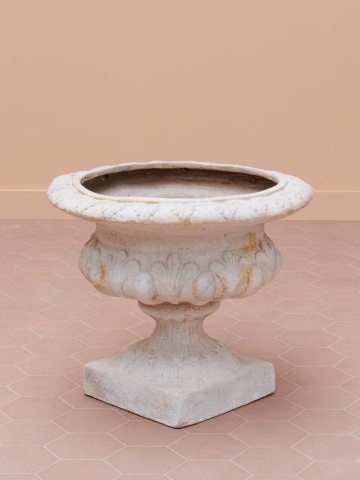 Jardinieră de exterior din oxid de magnesiu și fibră de sticlă, H49 cm, "Florence" - Img 3