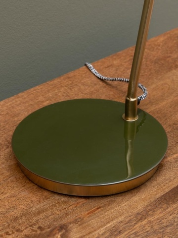 Lampa de masa, verde, din metal, Olive - Img 4