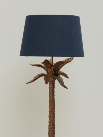 Lampadar din rasina, cu abajur din bumbac, Palmtree - Img 4