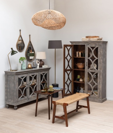 Lumanare decorativa din ceramica cu ceara din soia Bohemian - Img 4