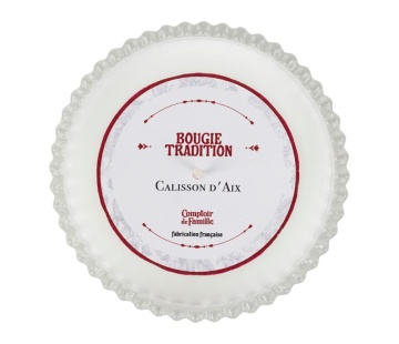 Lumânare parfumată în borcan de sticlă, 180g, aromă Calisson d’Aix, alb - Img 2