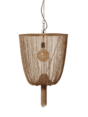 Lustra suspendată din metal cu lanțuri decorative, Ø40 cm, „Palazzo”