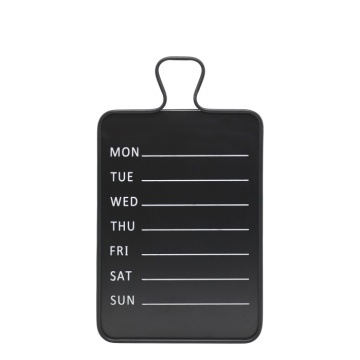 Panou decorativ din metal "Weekdays", H70 cm