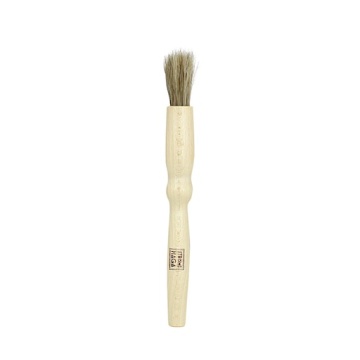 Pensulă de patiserie din lemn de fag certificat FSC și peri naturali de porc, natur, 18,5 cm, „Bread Brush Round"