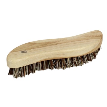 Perie de frecat din lemn de fag FSC cu fibre vegetale și piasava, W5×L20 cm, „Scrub Brush Unionmix"