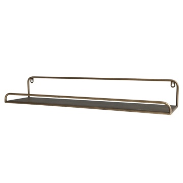 Raft de perete, din metal auriu, Kon