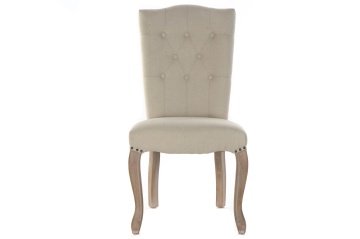 Scaun de dining bej din in și lemn de cauciuc, 51×47,5×101 cm, „Shooter Beige" - Img 6