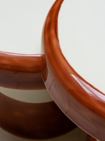 Set 2 masute de cafea din metal, "Shiitake" - Img 4