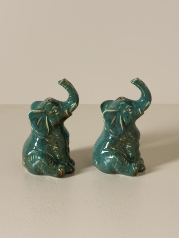 Set 2 piese sare si piper din ceramica , "Elephant" - Img 4