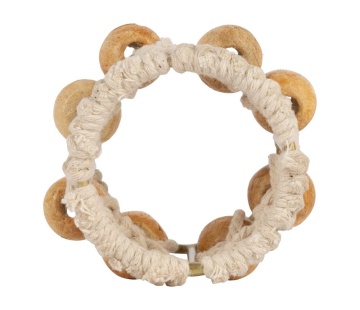 Set 4 inele decorative pentru servetele, din metal si bumbac, D4 cm, Macrame - Img 3